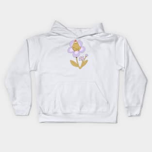 Floral froggie Kids Hoodie